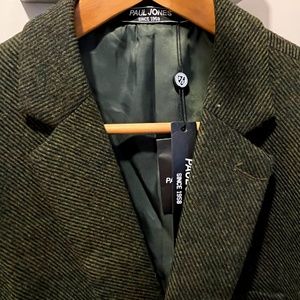 Olive green, men’s blazer